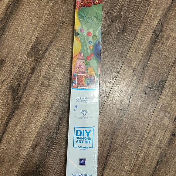 DIY Diamond Art Kit - Colorful Ice Cream Design - Picture 1 of 4